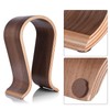U Shape Wood Headphones Stand Holder Hanger Wooden Headset Desk