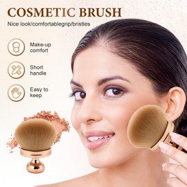 Extra Large Body Brush for Self Tanner,Soft Synthetic Self Tanning Blend Brush for Foundation, Bronzer, Blusher, Self Tanning Lotion, Applicator for Face Body and Back