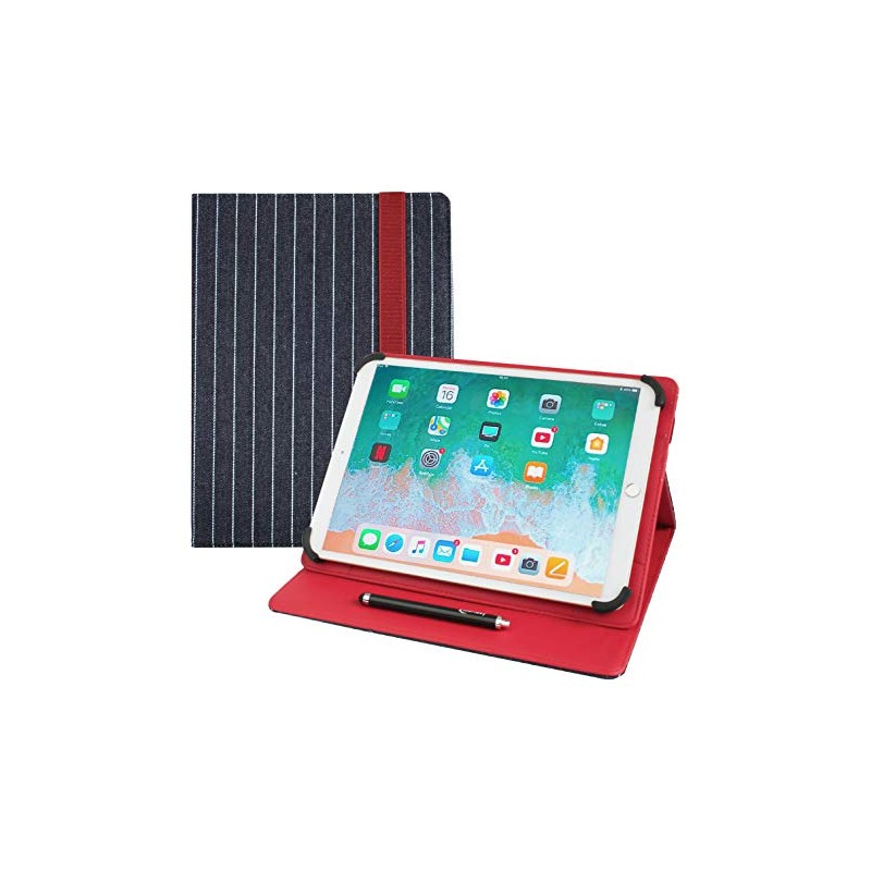 Emartbuy® Universal 9.5" - 10.1" Multi Angle Folio Wallet Case