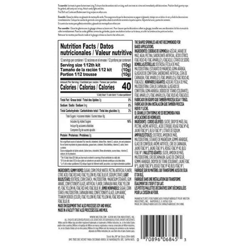 Icing Decorations Kit-Christmas Tree