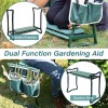 Sheliqaue Foldable Garden Kneeler Bench Kneeling Soft Eva Pad Seat