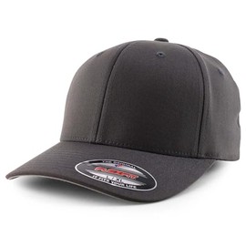 Armycrew 6 Panel Structured Stretch Fitted Baseball Cap from SM to 3XL - Charcoal - 3XL