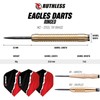 RUTHLESS Eagles | Steel Tip Brass Darts Set with Ringed