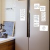 SVNOOC Multiple Use Removable Labels, Dry Wipe Labels Stickers, White,