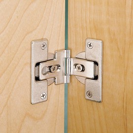 Rockler Folding Door Hinge, Modern Style, Metal Material, Unfinished Finish, 35mm Cup-Style Mounting
