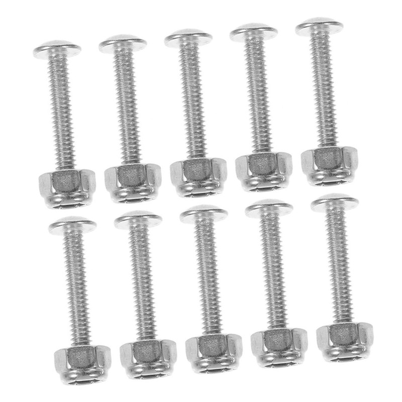 Abaodam 50pcs Foosball Table Hardware Foosball Screws Nuts for Game