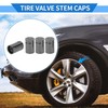 VekAuto Pack of 4 Tyre Valve Caps, 11 x 17