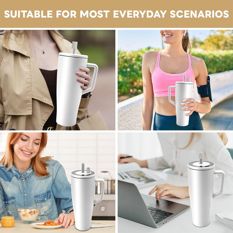 2 Pack Magnetic Straw Covers Compatible with Brumate Era 30&40