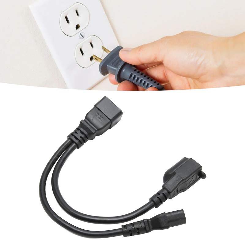 IEC320 C20 to IEC320 C13 5 15R Power Cable 1