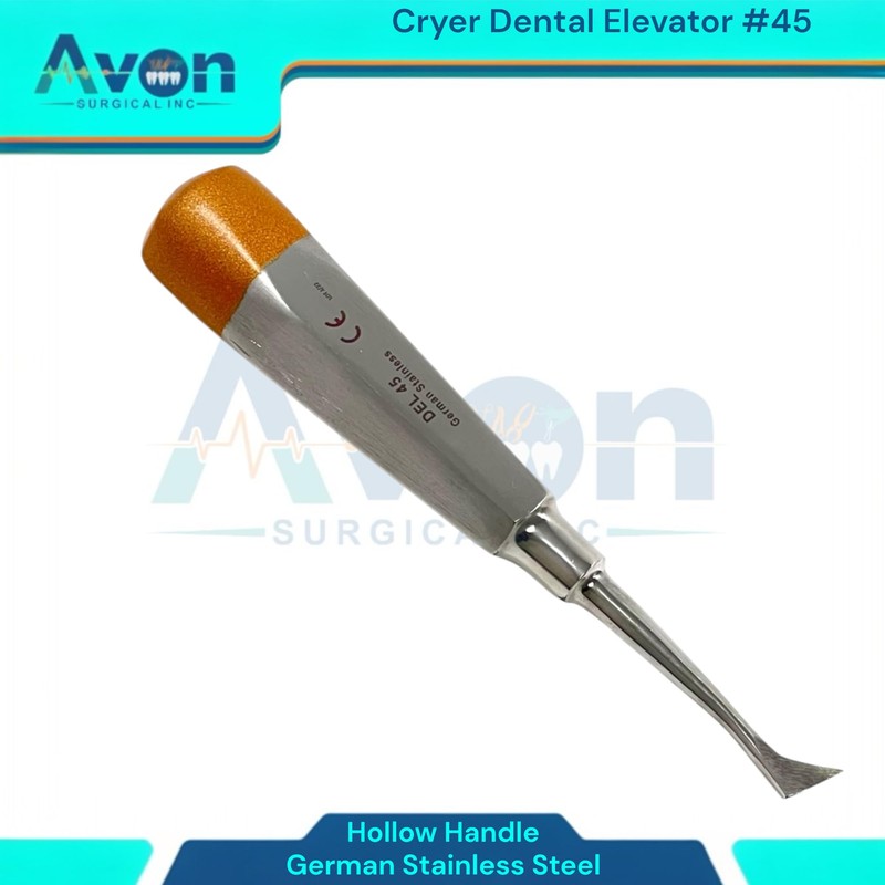 Dental Root Tooth Extraction Elevator Pick #45, German Stainless Steel
