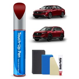 R-569M Radiant Red Metallic Touch Up Paint Kit Compatible with Honda Exact Match Car Scratch Repair Touch Up Paint Kit