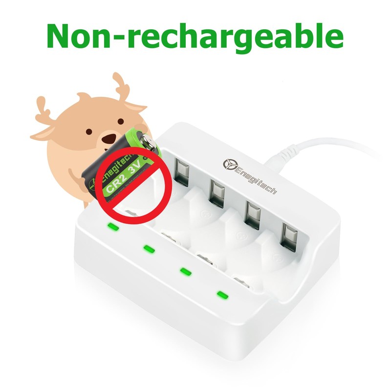 Enegitech CR2 Batteries, 3V CR 2 Lithium Battery for Nest
