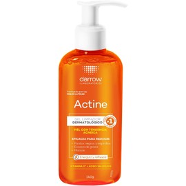 Darrow Actine Gel Limpiador Facial Vitamina C Piel Grasa y Acneica, 140g