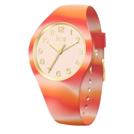 Ice-Watch - ICE Tie and Dye Sunrise - Pink Women's Watch with Plastic Strap, rose, Strap.