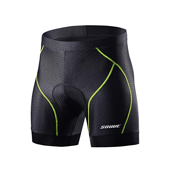 Souke Sports Men's Cycling Underwear Shorts 4D Padded Bike Bicycle