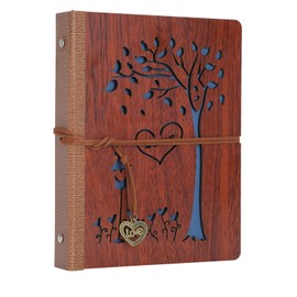 SEEALLDE Notebook A5 Blank Pages Journal Notebook Vintage Travel Diary Note Sketchbook