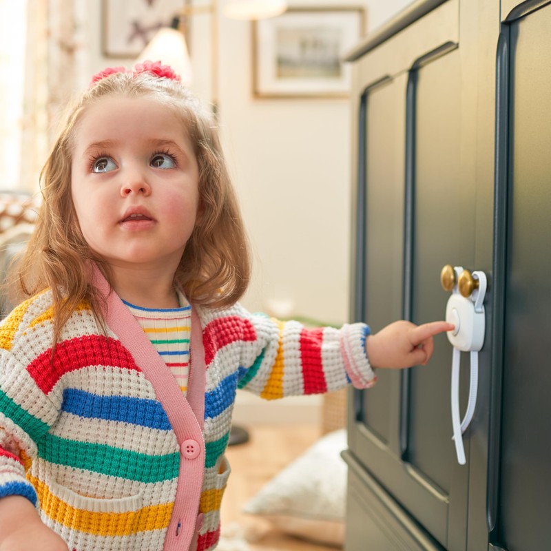 Safety 1st OutSmart Flex Lock, White, 2 Pack