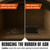 Glosaie Fireplace Ash Dump Door, Fireplace Cover for Ash Cleanup,