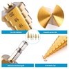 Genossen Step Drill Set, 6 Pieces HSS Step Drill Set,