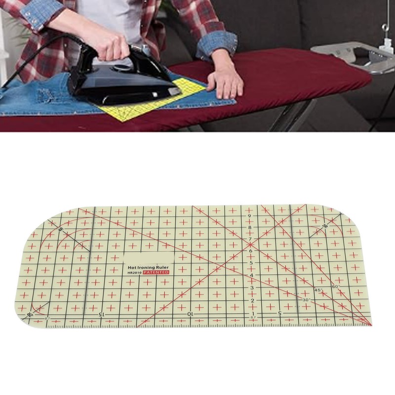 Hot Hem Ruler Professional Heat Resistance Flexible Slip Resistance Sewing