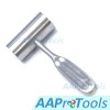 AAProTools Kirk Mallet, Stainless Steel Head, Diameter 1-1/2", Head Weight