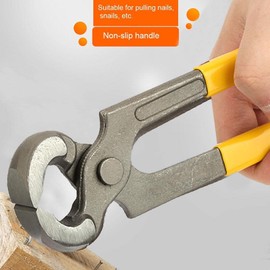 Agatige End Cutting Pliers, 12 inch Carpenters Pincers Carbon Steel Nail Puller Wire Cutting Pliers End Cutting Nippers Nail Remover Tool Woodworking Tool for Cutting or Pulling Nails and Wires