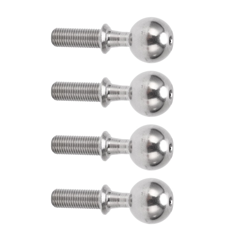 4Pcs Pivot Ball Stainless Steel Ball Head Screw for ARRMA