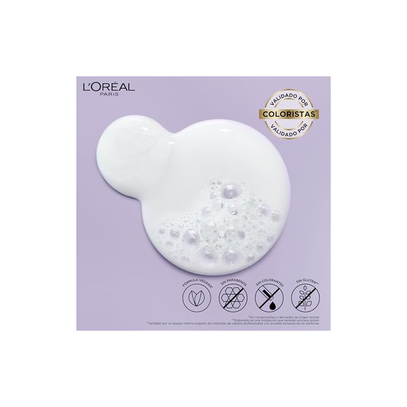 L'Oréal Paris Ever Pure Glossing Shampoo Brillo Cabello Teñido, 250