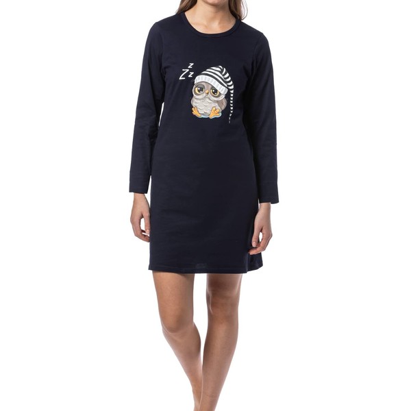 In One Clothing Girls Nightdress with Long Sleeves, Soft Singley