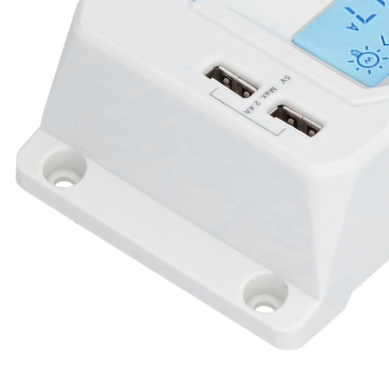 Solar Charge Controller LCD Circuit Protection 3 Level PWM Charge