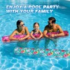 XLYLKS 2 Pack Inflatable Swim Pool Noodles, Premium Fabric-Covered Swim