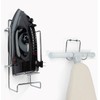 JERDON Ironing Board Holder and Iron Caddy - Stainless Steel