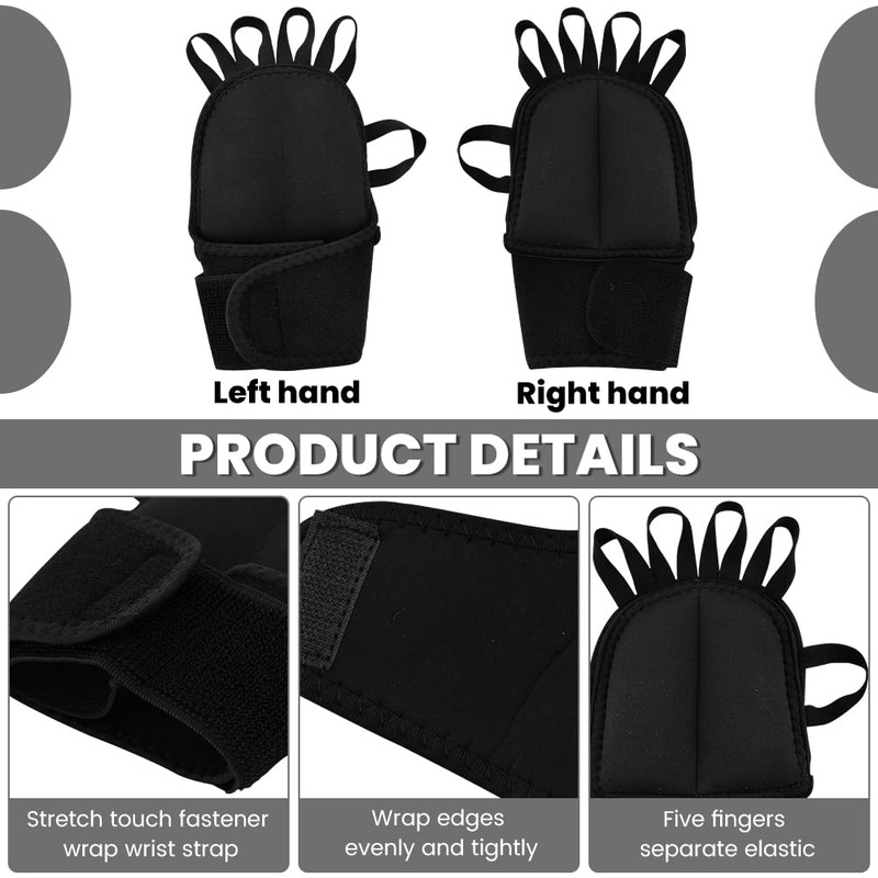 2 Pack Weighted Gloves for Tremors,Adjustable Hand Stability Aid