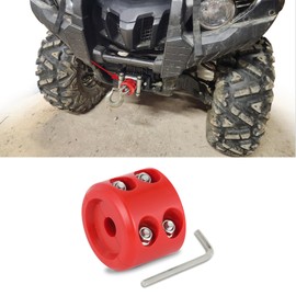 HAOBO Winch Stopper for Cable, Winch Cable Hook Stopper, Rubber Winch Cable Stopper for ATV UTV Truck, Protects Towing Hook, Synthetic Rope, Cable Line from Wear or Damage, Hawse, Bumper