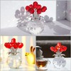 Crystal Red Rose Figurines Gifts for Women Valentine's Day, Glass