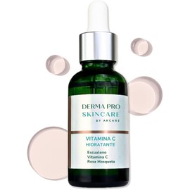 Squalane + Aceite de Rosa con Vitamina C Aceite Facial Natural Reafirmante Todo Tipo de Piel Incluso Piel Sensible a Seca 30ml