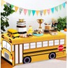 MUNILAIL 6 Ft School Bus Table Cloth Welcome Back to