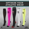 Rymora Compression Socks for Men and Women (Cushioned, Graduated Compression,