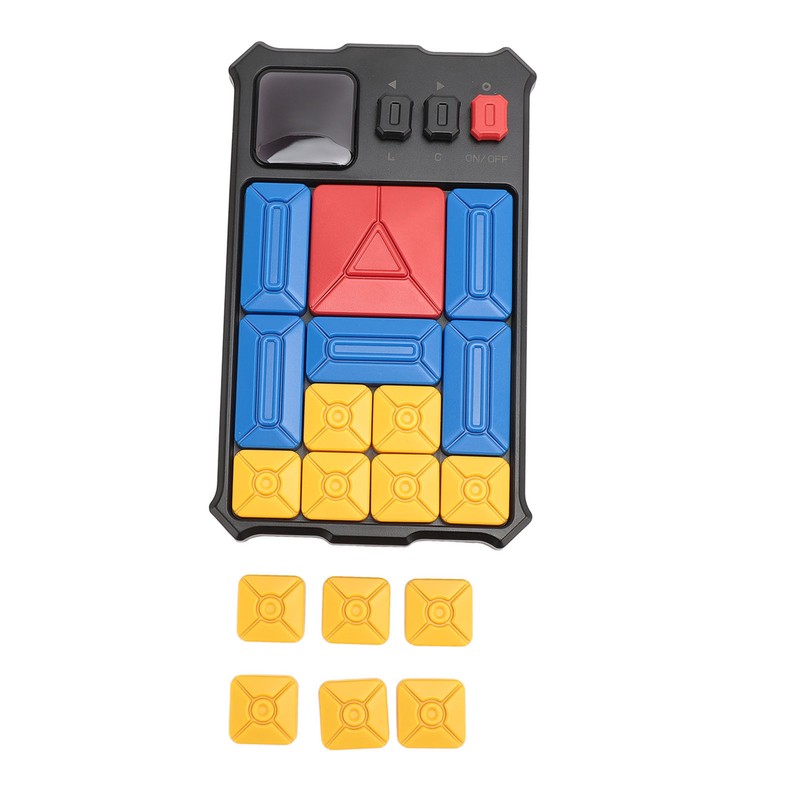 Electronic Slide Puzzle Game Over 500 Levels Educational Challenges Sliding