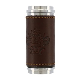 Orobianco ORA-001 Men's Portable Ashtray, Stylish, Genuine Leather, Made in Japan, Orobianco Ashtray, Cowhide Leather, Brown