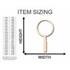 Unfinished Wood Magnifying Glass Shape Detective Craft up to 46"