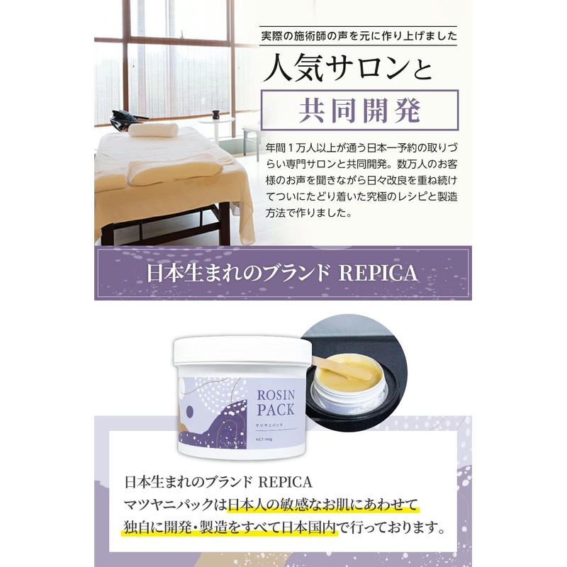 REPICA Pine Yani Pack, 17.6 oz (500 g), Matsyani Wax,