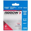 Arrow Fastener 505 1 Pack 5/16in. T50 Heavy Duty Staples,