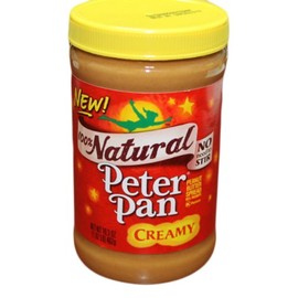Peter Pan, 100% Natural Creamy Peanut Butter, 16.3oz Jar (Pack of 6)
