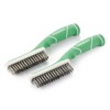 Wire Brush 2Pcs, Stainless Steel Bristle Wire Brushes for Cleaning