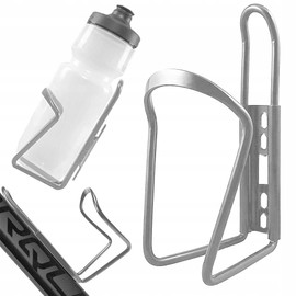 Aluminium Bottle Cage for Bicycle – Lightweight and Durable | Water Bottle Holder – Universal and Resistant Bottle Basket | for 500 ml – 1500 ml Bottles – World Bike, MTB, BMX, Road