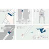 Up Mark Sam Takenoco Rain Umbrella Cover for Long Umbrellas,
