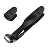 VOCOSTE Nail Clippers Portable Black Stainless Steel Nail Clippers for