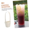 STOBAZA Reusable Coffee Sleeve Holder Canvas Drink Cup Sleeve for