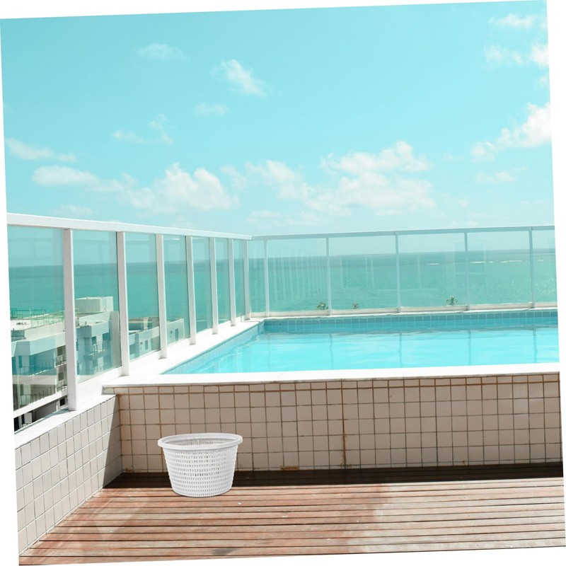 Mipcase Swimming Pool Filter Basket Plastic Skimmer Basket for Easy